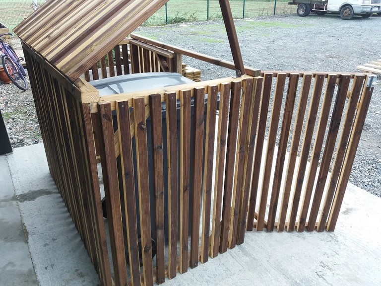 cache poubelle 240 L