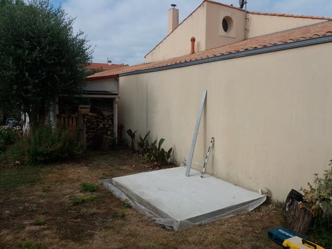 dalle béton