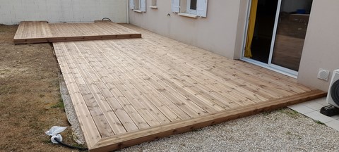 Terrasse bois en Pin