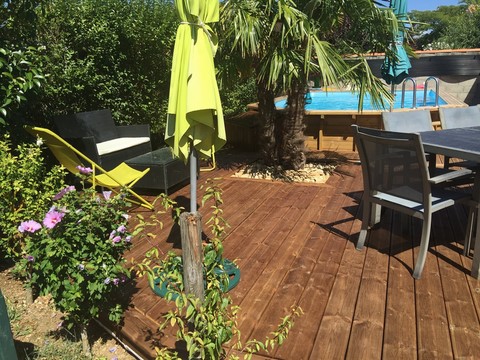 terrasse bois en pin